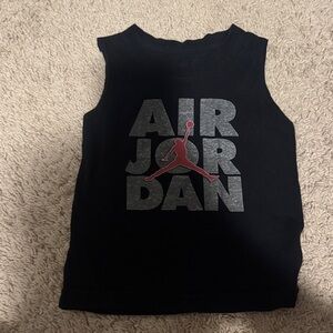 Jordan Kids Black and Red Tank Top